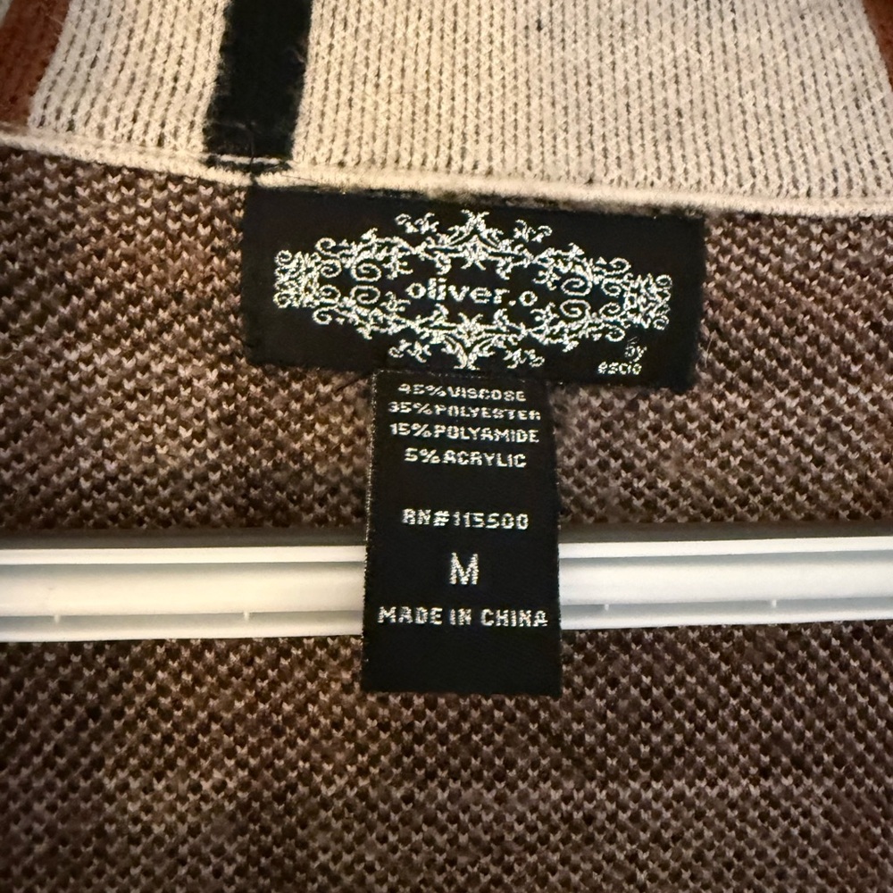 Plaid Open-Front Blazer Coat - Picture 4 of 4